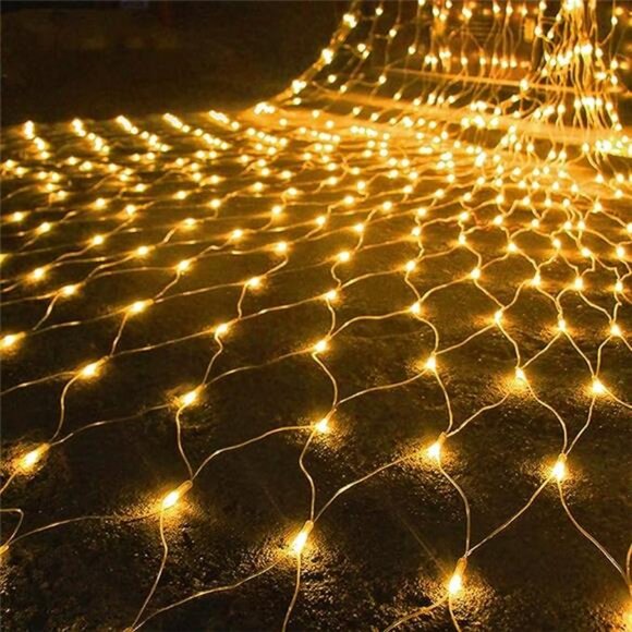 Outdoor Christmas Net Lights, 12FT x 5FT 360 LED Fairy String Light with 8 Modes - Picture 7 of 7